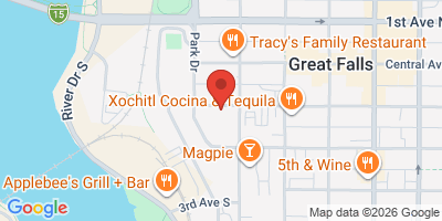Map showing location of The Celtic Cowboy