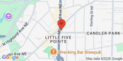 Map showing location of The Brewhouse Cafe