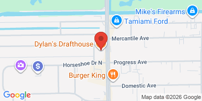 Map showing location of Dylan's Drafthouse