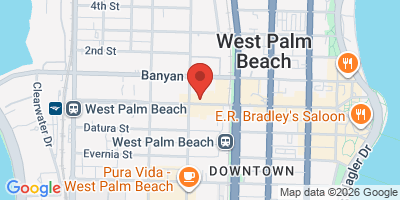 Map showing location of O'Sheas Irish Pub