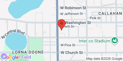 Map showing location of Ivanhoe Park Lager House