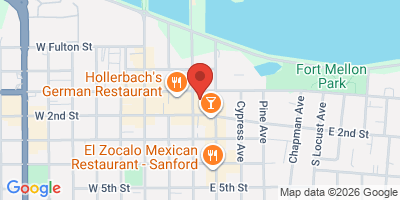 Map showing location of The Station Bar and Grub