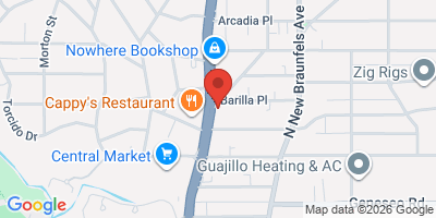 Map showing location of The Broadway 50 50