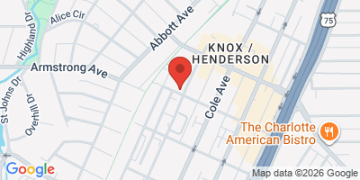 Map showing location of Cafe Madrid
