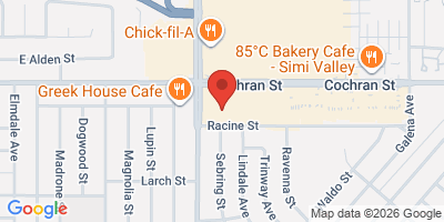 Map showing location of Cronies Sports Grill