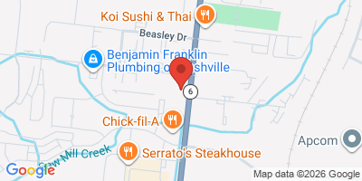 Map showing location of Corner Pub