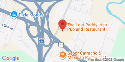 Map showing location of The Lost Paddy Irish Pub and Restaurant