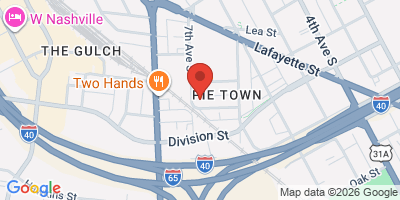 Map showing location of Fogg Street Lawn Club