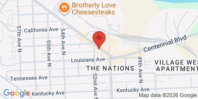 Map showing location of The Centennial