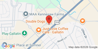 Map showing location of Double Dogs