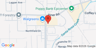 Map showing location of The Clubhouse Bar & Grill