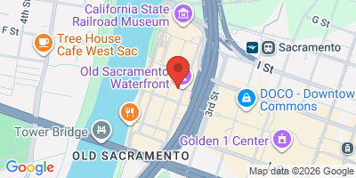 Map showing location of Bear & Crown