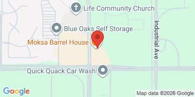 Map showing location of Moksa Barrel House