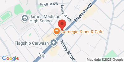 Map showing location of Hawk & Griffin