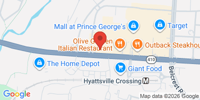 Map showing location of Miller's Ale House