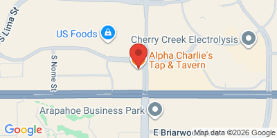 Map showing location of Alpha Charlie's Tap & Tavern