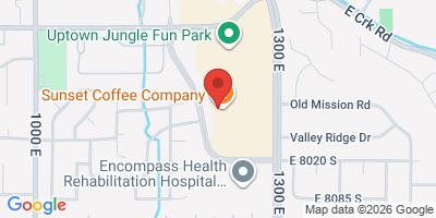 Map showing location of Sunset Coffee