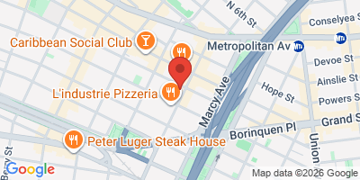 Map showing location of Banter Bar