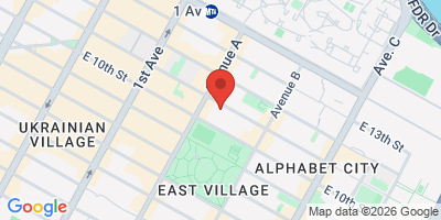 Map showing location of 11th St. Bar