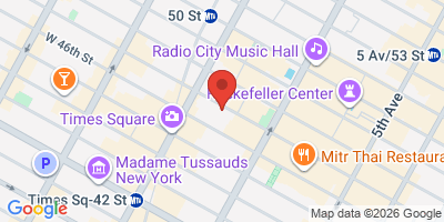 Map showing location of The Long Acre