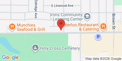 Map showing location of The Basement Sports Bar & Grill