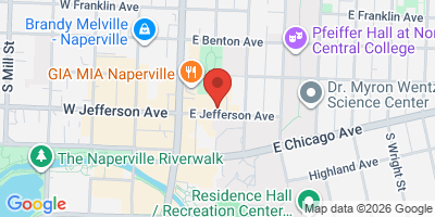 Map showing location of Quigley's Irish Pub