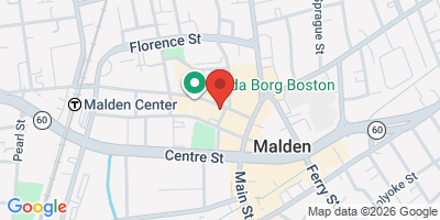 Map showing location of Faces Brewing