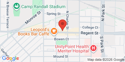 Map showing location of The Red Zone