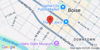 Map showing location of Double Tap Pub