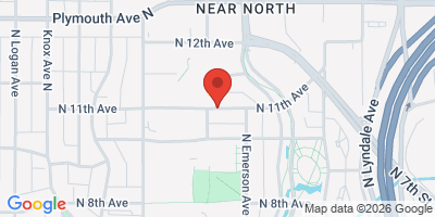 Map showing location of Fremont Avenue North