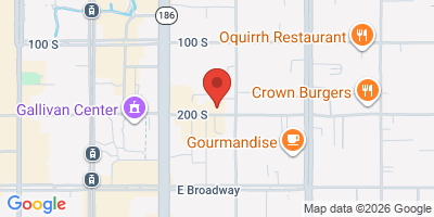 Map showing location of Beer Bar