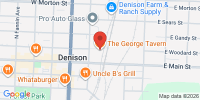 Map showing location of The George Tavern