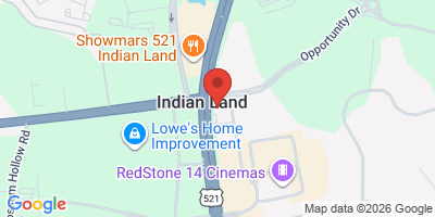 Map showing location of Carolina Butcher & Beer Garden