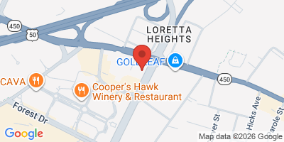 Map showing location of West End Grill