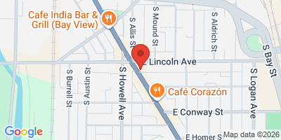 Map showing location of The Highbury Pub